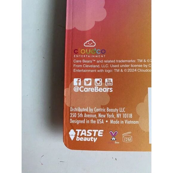 Taste Beauty CARE BEARS 10 Flavored Lip Balms Set Cherry Honey Vanilla NEW - Picture 13 of 14